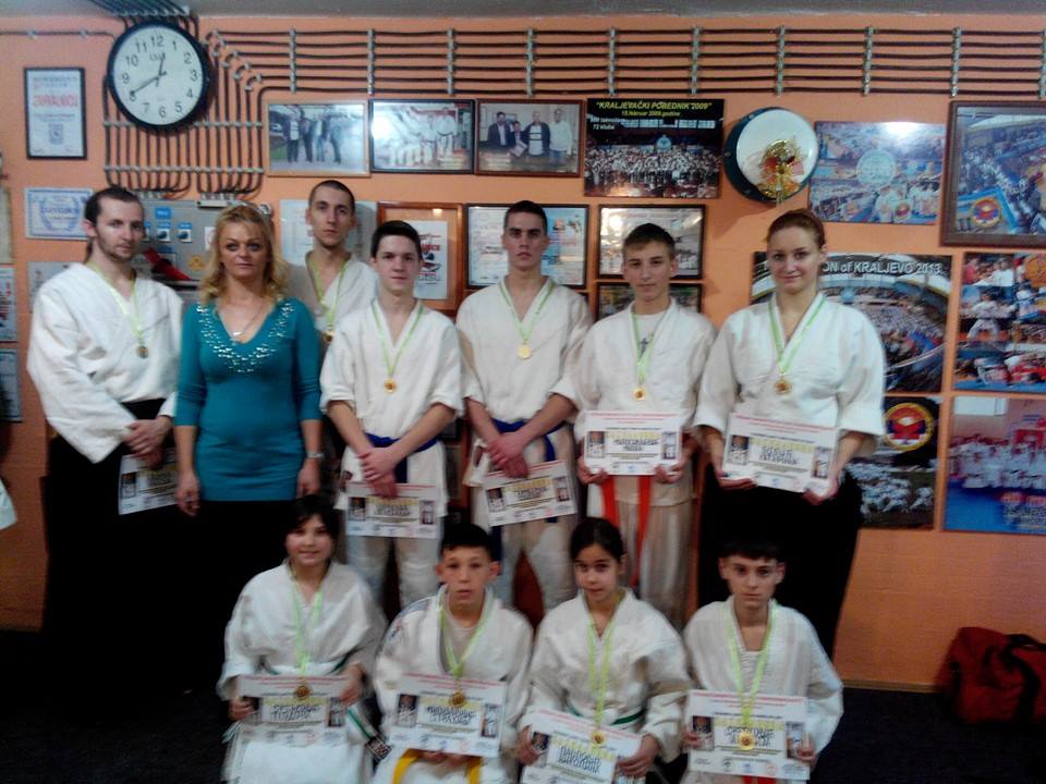 Vrnjčani na 4.Humanitarnom kupu Sv Save u karateu i borilačkim veštinama 2014.